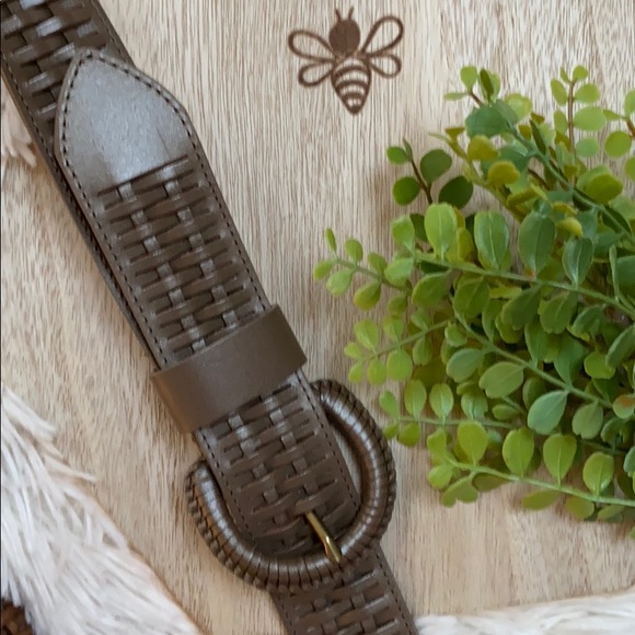 Loft Woven Belt 💗 Dark Taupe - Picture 5 of 11